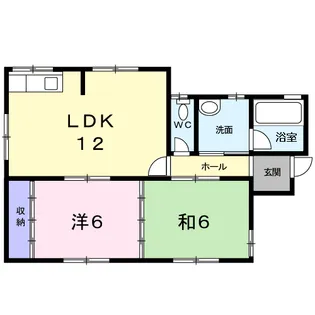 小田切住宅【1階】の間取り