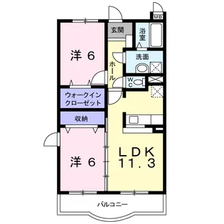 エテルノA【3階】の間取り
