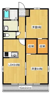 カーサ・ブランカ A【102号号室】の間取り