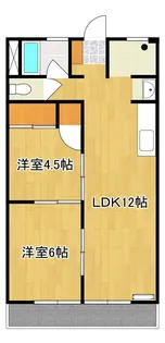 コーポワイエム【205号号室】の間取り