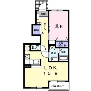 ソール・オリエンスA【1階】の間取り