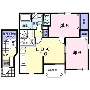 プリマヴェーラA【2階】の間取り