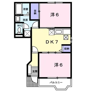 メゾンユウキ【1階】の間取り