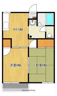 タウニーカサイ【203号号室】の間取り