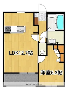 クレールコート常永 B【203号号室】の間取り