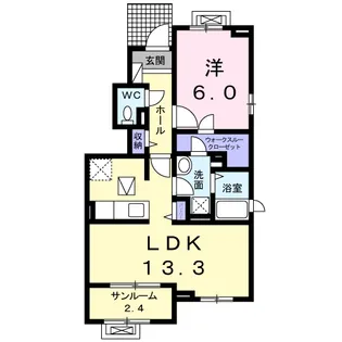 プリンシピオ【1階】の間取り