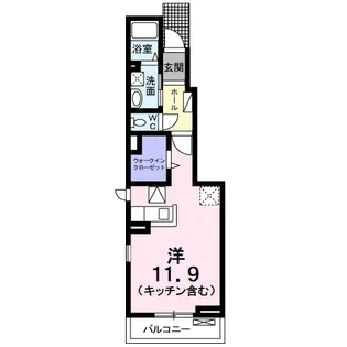 グリーン フィールド Ⅰ【1階】の間取り