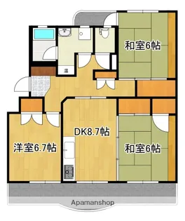ベラヴィータ花櫻【305号号室】の間取り