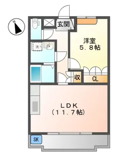 ファミリアーナ【2階】の間取り