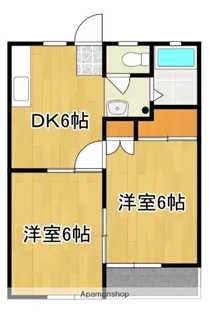 グレープハウス【203号号室】の間取り