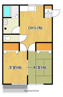 ビューハウス志麻 B棟【105号号室】の間取り