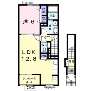 デーアMⅡ【2階】の間取り