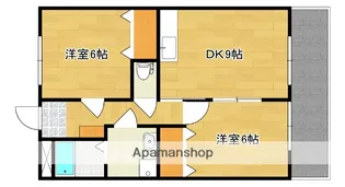 ヴューテラス・M【203号号室】の間取り