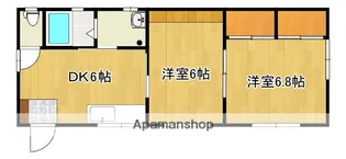 ハイツ河野【201号号室】の間取り