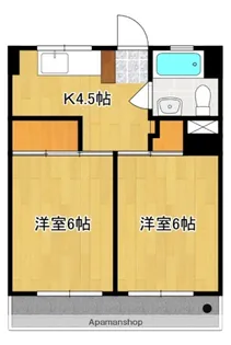 フェリオ甲府北口【604号号室】の間取り