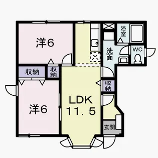 マリアージュ【1階】の間取り
