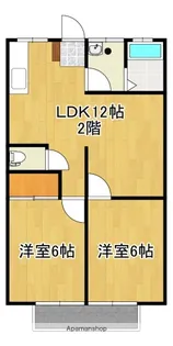 アンリバー石和A棟【101号号室】の間取り