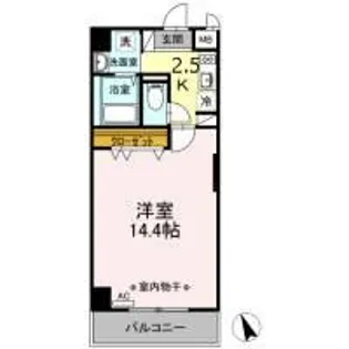 グリーンハイツ北口【7階】の間取り
