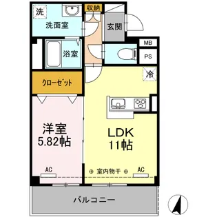 グランデュール レイ【2階】の間取り