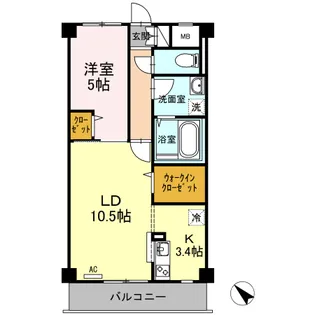 LA・NATURE(ラ・ナチュール)【2階】の間取り