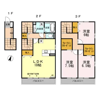 メゾン鎌田【2階】の間取り