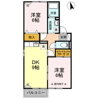 ボナール A【2階】の間取り