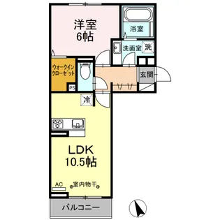 エターナル武田【2階】の間取り