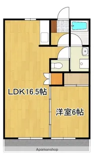 ビラふるさと【4-B号号室】の間取り