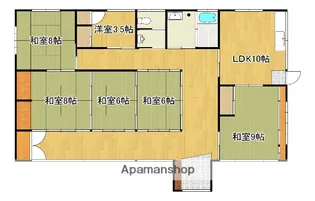 山梨県中巨摩郡昭和町西条【一戸建】の間取り