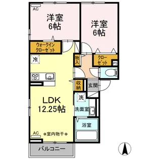 グランセゾン【3階】の間取り