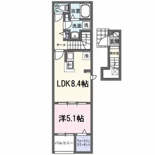 グレイス横根【2階】の間取り