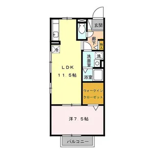 シルフィード【2階】の間取り