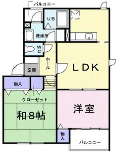 ラヴィーヌ【1階】の間取り