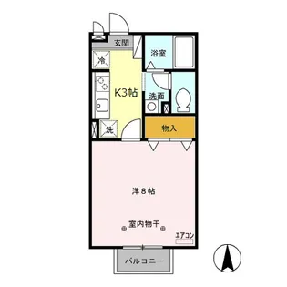 BERRY【2階】の間取り