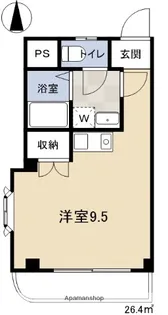 メゾンアベニュー【201号室】の間取り