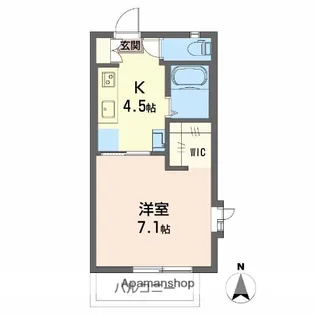 オリンピア川中島【2階】の間取り