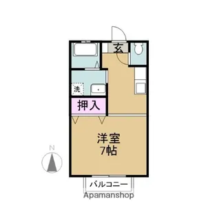 ジョイハウスY (領家町2丁目)【1階】の間取り