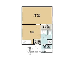 ルネサンス【103号室】の間取り