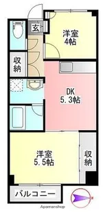 トヨダビル【2階】の間取り