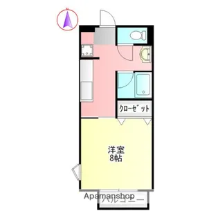 ノーブルFUJII(ノーブルフジイ)【1階】の間取り