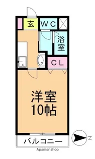 ルミネス1番館【3階】の間取り