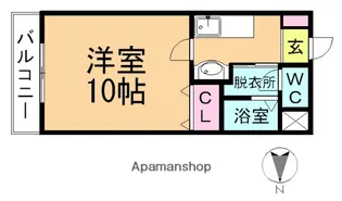ルミネス1番館【4階】の間取り