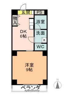 助六ビル【7階】の間取り