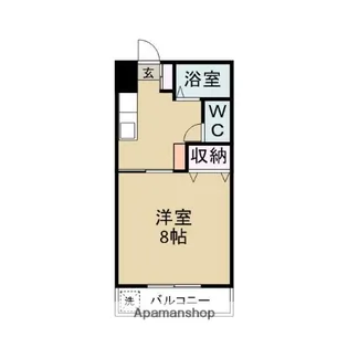 マンションウィン【102号室】の間取り