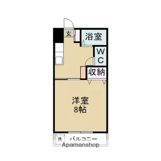 マンションウィン【301号室】の間取り