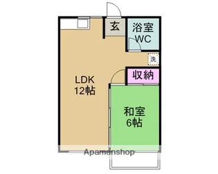 メゾン藤岡【4階】の間取り