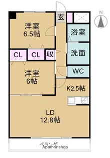 プレシオ【4階】の間取り