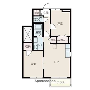 エスポワールL【1階】の間取り