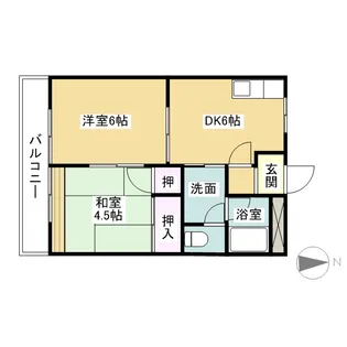 フォートレス21A【2階】の間取り