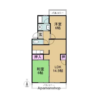 プレミール花岡(昼飯町)【3階】の間取り